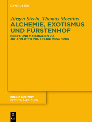 cover image of Alchemie, Exotismus und Fürstenhof